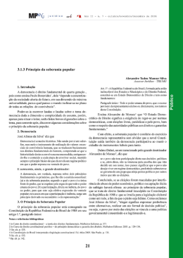 3.1.3 Princ&iacute;pio da soberania popular