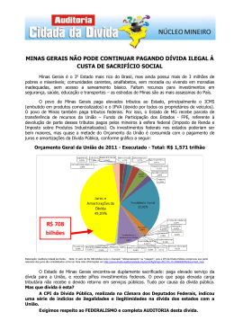 R$ 708 bilhões - Auditoria Cidadã da Dívida