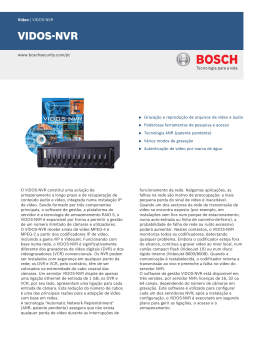 VIDOS‑NVR - Bosch Security Systems