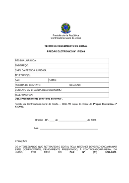 Presid&ecirc;ncia da Rep&uacute;blica Controladoria