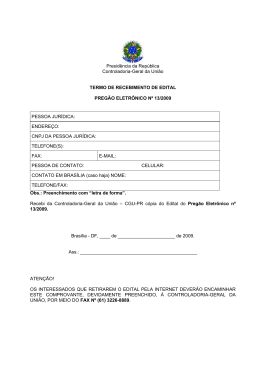 processo n&ordm; 00190. 012054/2009-74 - Controladoria