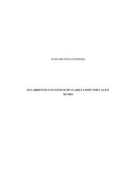 PEREIRA, Aline Brustello. Os labirintos fant&aacute;sticos de