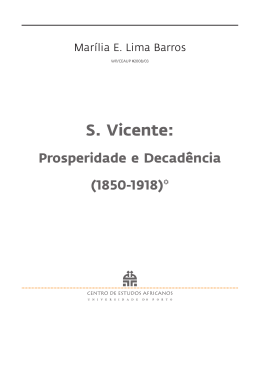 S. Vicente - Centro de Estudos Africanos da Universidade do Porto