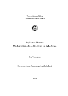 Esp&iacute;ritos Atl&acirc;nticos - Instituto de Ci&ecirc;ncias Sociais da Universidade