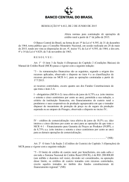 resolução nº 4.412 - Banco Central do Brasil