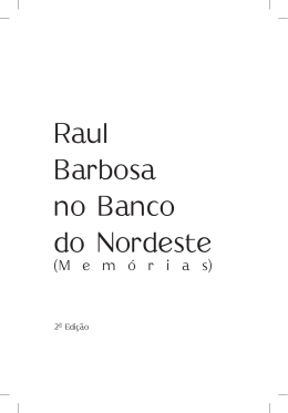 Raul Barbosa no Banco do Nordeste