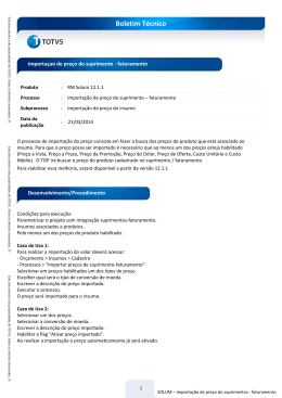 Boletim T&eacute;cnico