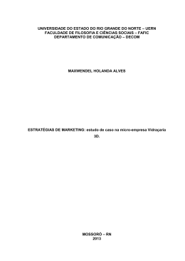 Estrat&eacute;gias de Marketing