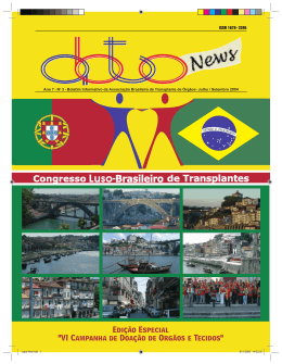 VI Campanha de Doa&ccedil;&atilde;o de Org&atilde;os e Tecidos