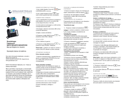 Grandstream Telefone IP GXP2130/GXP2140/GXP2160 Manual