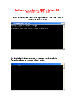 Procedimento SNMP