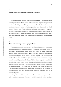2 Kant e Freud: imperativo categ&oacute;rico e supereu - Maxwell - PUC-Rio