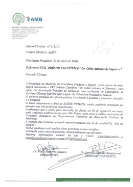 Presidente Prudente, 22 de abril de 2010.