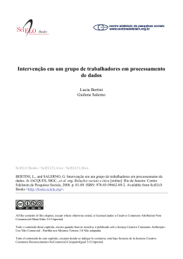 Interven&ccedil;&atilde;o em um grupo de trabalhadores em