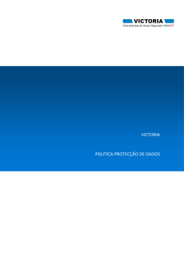 VICTORIA POLITICA PROTECÇÃO DE DADOS