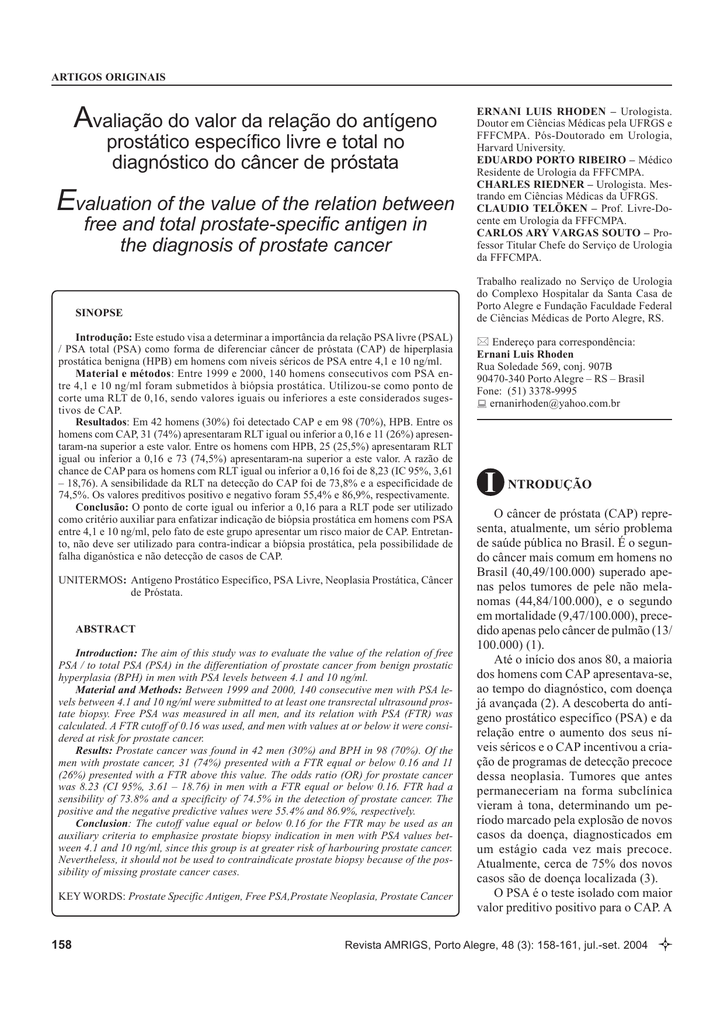 prostata diagnosis