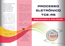 Processo Eletrônico TCE-RS