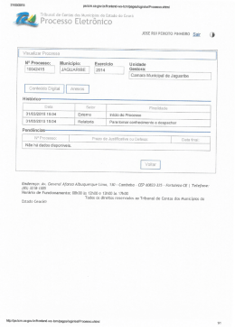 PCS 2014 - Processo Eletrônico - Câmara Municipal de Jaguaribe