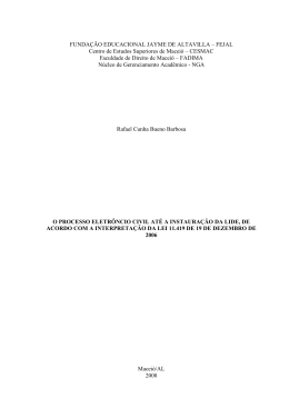 Processo Eletr&ocirc;nico