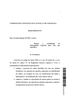 comissão de constituição e justiça e de redação