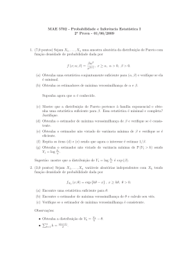 Segunda prova - IME-USP