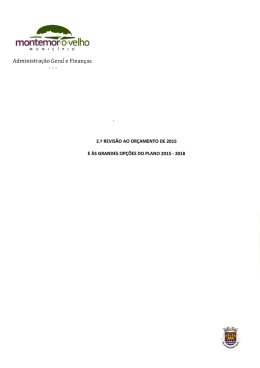 2ª Revisão Grandes Opções do Plano 2015