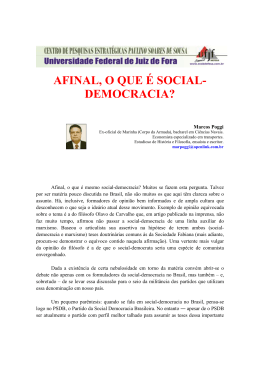 AFINAL, O QUE &Eacute; SOCIAL