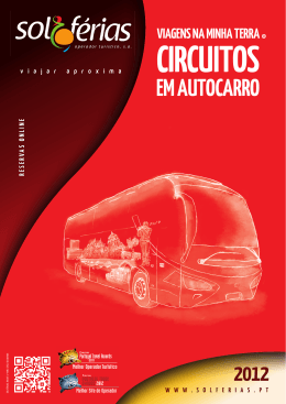 viagens na minha terra circuitos em autocarro 2012