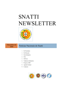 Snatti Newsletter Dez 08