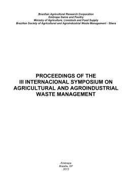 proceedings of the iii internacional symposium on