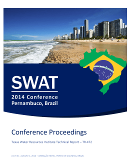 Conference Proceedings - SWAT