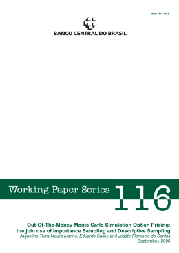 Working Paper Series 116 - Banco Central do Brasil