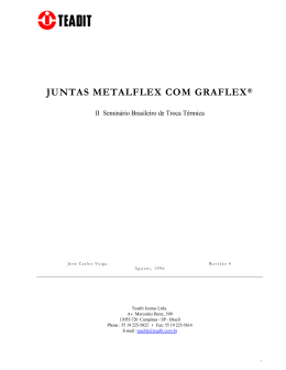 JUNTAS METALFLEX COM GRAFLEX®