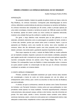 G&Ecirc;NERO LITER&Aacute;RIO E AS CR&Ocirc;NICAS MARCIANAS, DE RAY