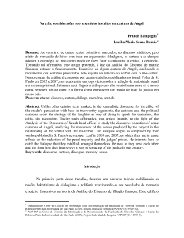 Resumo: Ao contr&aacute;rio de outros textos opinativos marcados, no