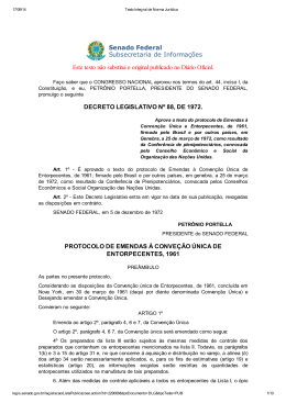 Senado Federal Subsecretaria de Informa&ccedil;&otilde;es Este texto