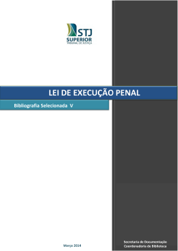 lei d de ex xecu&ccedil;&atilde;o o pen nal - BDJur
