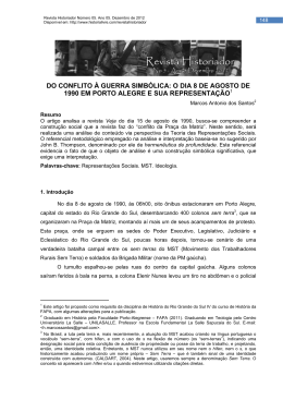 DO CONFLITO &Agrave; GUERRA SIMB&Oacute;LICA: O DIA 8 DE