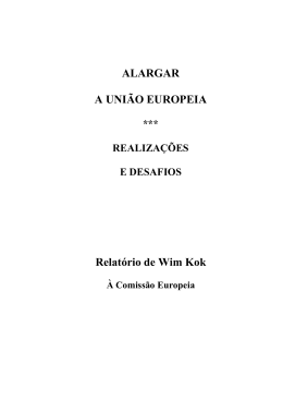 alargar a uni&atilde;o europeia - Die Europ&auml;ische Kommission