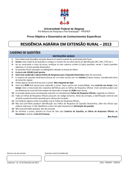 Prova De Conhecimentos Espec&iacute;ficos - Copeve