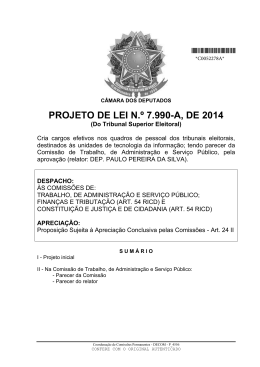 PROJETO DE LEI N.&ordm; 7.990-A, DE 2014