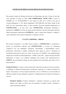 Contrato de prestação de serviços em odontologia