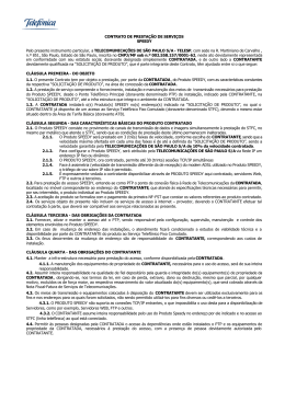 CONTRATO DE PRESTAÇÃO DE SERVIÇOS