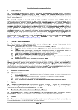 Prestação de serviços