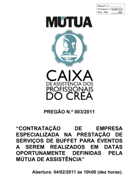 contrata&ccedil;&atilde;o de empresa especializada na presta&ccedil;&atilde;o de servi&ccedil;os de