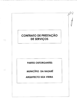 CONTRATO DE PRESTAÇÃO DE SERVIÇOS