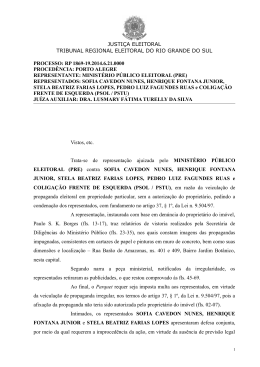 Rp 1869-19 - Tribunal Regional Eleitoral do Rio Grande do Sul