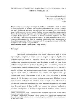 PROPAGANDAS DE PRODUTOS PARA EMAGRECER