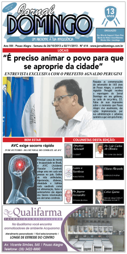 1 &ldquo;&Eacute; preciso animar o povo para que se aproprie