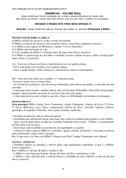 DIN&Acirc;MICAS &ndash; VOLUME B&iacute;blia FRASES EM QUEBRA